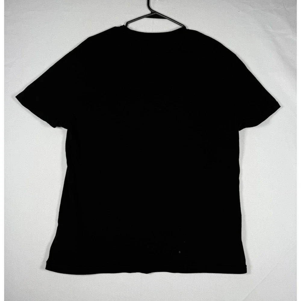 Polo Ralph Lauren Shirt Men Medium Polo Ski 92 Graphic T-Shirt Black Classic Fit